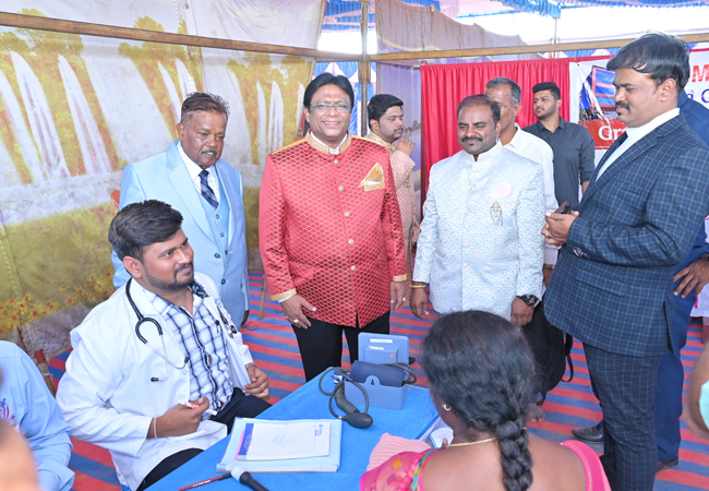 Grace Ministry organises Free Blood Donation and Medical camps with OrbSky Hospital in Bangalore with the inauguration of the Mega prayer centre at Budigere.  Hundreds benefited from free blood donation and medical tests. 